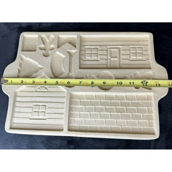 Gingerbread House Mold Superstone 1994 Sassafras Enterprises Made In USA - Picture 6 of 9